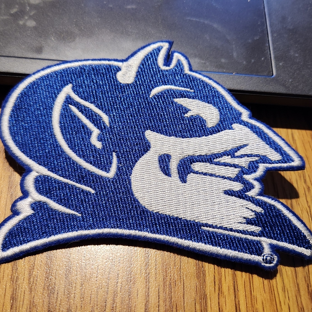 Blue Devil Embroidered Patch